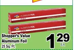 Superior Grocers Shopper's Value Aluminum Foil offer