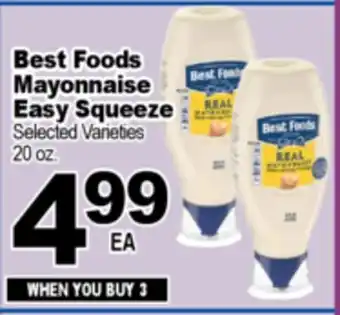 Superior Grocers Best Foods Mayonnaise Easy Squeeze offer