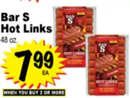 Superior Grocers Bar S Hot Links offer
