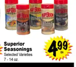 Superior Grocers Superior Seasonings offer