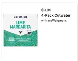 Walgreens 4-Pack Cutwater offer