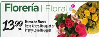 El Super Fresh Rose Alstro Bouquet or Pretty Love Bouquet offer