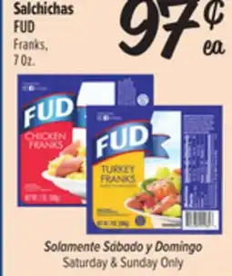 El Super Fresh FUD Franks offer