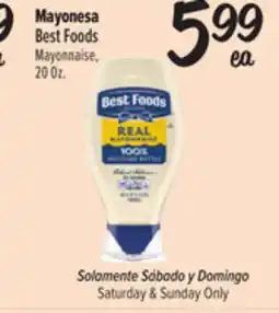 El Super Fresh Best Foods Mayonnaise offer