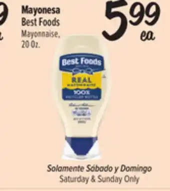 El Super Fresh Best Foods Mayonnaise offer