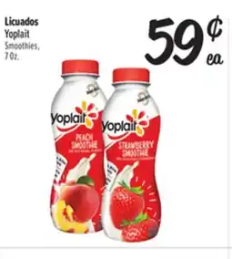 El Super Fresh Yoplait Smoothies offer
