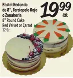 El Super Fresh 8 Round Cake Red Velvet or Carrot offer