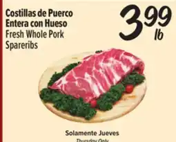 El Super Fresh Fresh Whole Pork Spareribs offer
