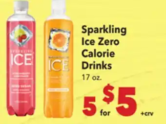 Vallarta Supermarkets Sparkling Ice Zero Calorie Drinks offer