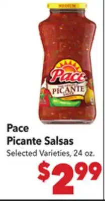 Vallarta Supermarkets Pace Picante Salsas offer