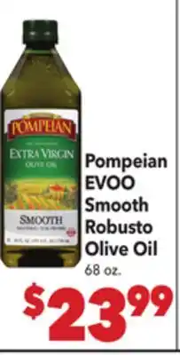 Vallarta Supermarkets Pompeian EVOO Smooth Robusto Olive Oil offer