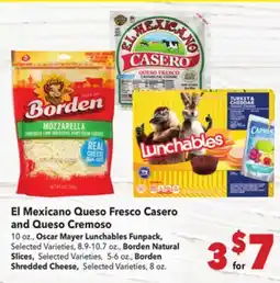 Vallarta Supermarkets El Mexicano Queso Fresco Casero Queso offer