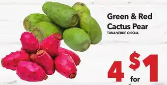 Vallarta Supermarkets Green & Red Cactus Pear / THE VERDE O ROJA offer