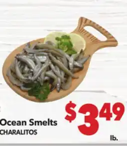 Vallarta Supermarkets Ocean Smelts / CHARALITOS offer
