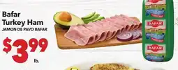 Vallarta Supermarkets Bafar Turkey Ham / JAMON DE PAVO BAFAR offer