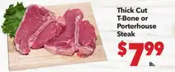 Vallarta Supermarkets Thick Cut T-Bone or Porterhouse offer