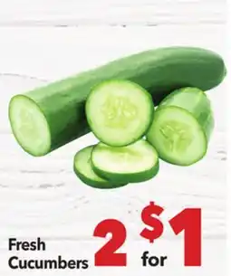 Vallarta Supermarkets Fresh Cucumbers offer