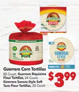 Vallarta Supermarkets Guerrero Corn Tortillas offer