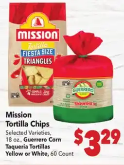 Vallarta Supermarkets Mission Tortilla Chips offer