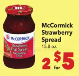 Vallarta Supermarkets McCormick Strawberry Spread offer
