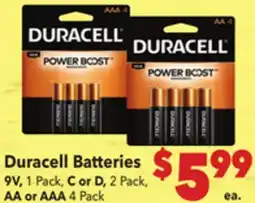 Vallarta Supermarkets Duracell Batteries offer