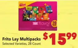 Vallarta Supermarkets Frito Lay Multipacks offer