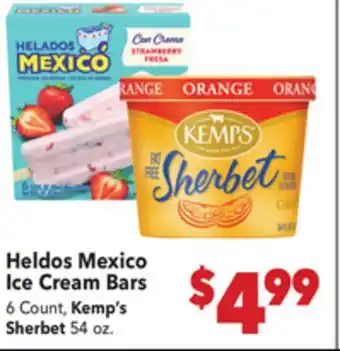 Vallarta Supermarkets Heldos Mexico Ice Cream Bars offer