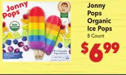 Vallarta Supermarkets Jonny Pops Organic Ice Pops offer