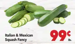 Vallarta Supermarkets Italian & Mexican Squash Fancy offer