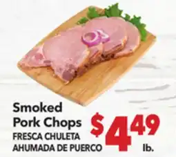Vallarta Supermarkets Smoked Pork Chops / FRESCA CHULETA AHUMADA DE PUERCO offer