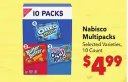 Vallarta Supermarkets Nabisco Multipacks offer
