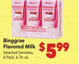 Vallarta Supermarkets Binggrae Flavored Milk offer