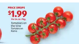 Aldi Tomatoes on the Vine offer