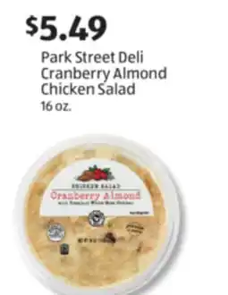 Aldi Park Street Deli Cranberry Almond Chicken Salad offer