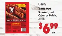 Vallarta Supermarkets Bar-S Sausage offer