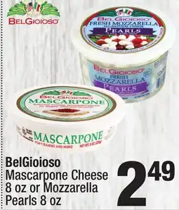 Super King Markets BelGioioso Mascarpone Cheese 8 oz or Mozzarella Pearls 8 oz offer