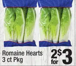 Super King Markets Romaine Hearts offer