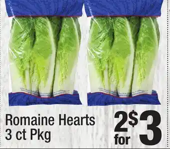 Super King Markets Romaine Hearts offer