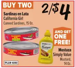 El Super California Girl Canned Sardines offer
