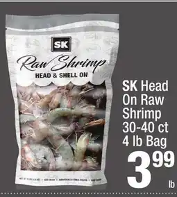 Super King Markets SK Head On Raw Shrimp offer