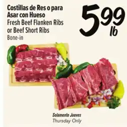 El Super Fresh Beef Flanken Ribs or Beef Short Ribs offer