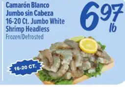 El Super 16-20Ct. Jumbo White Shrimp Headless offer