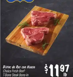El Super Choice Fresh Beef T-Bone Steak offer