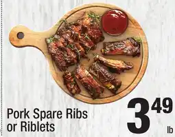 Super King Markets Pork Spare Ribs or Riblets offer