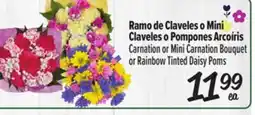 El Super Carnation or Mini Carnation Bouquetor Rainbow Tinted Daisy Poms offer