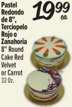 El Super 8 Round Cake Red Velvet or Carrot offer