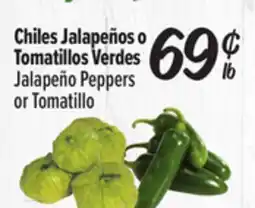 El Super Jalapeño Peppers or Tomatillo offer