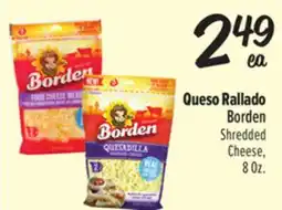El Super Borden Shredded Cheese offer