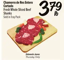 El Super Fresh Whole Sliced Beef Shanks offer
