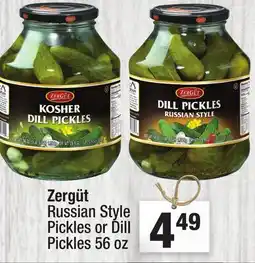 Super King Markets Zergüt Russian Style Pickles or Dill Pickles offer
